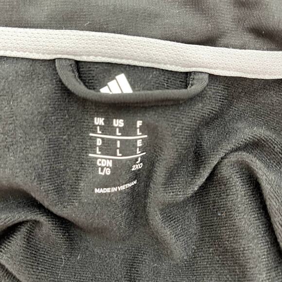 Adidas Mens Track Full Zip Jacket Black Large - Picture 7 of 9